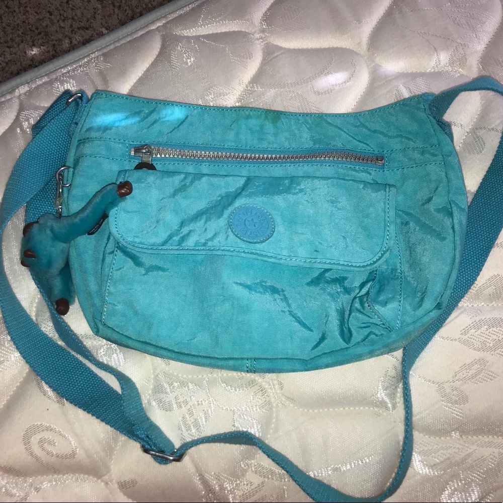 Light blue Kipling crossbody